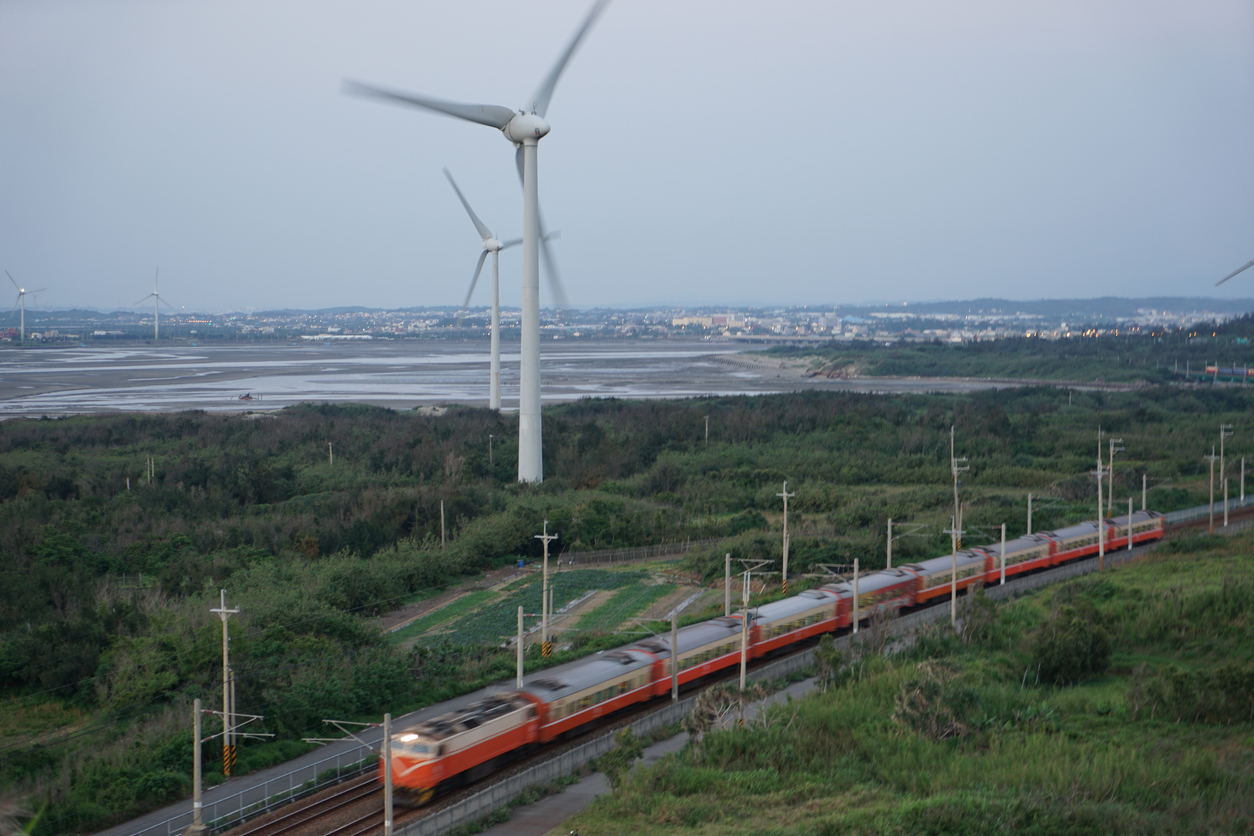 Fotografieren des Sonnenuntergangs am Kap der Guten Hoffnung in Houlong, Miaoli am 29. April 2017